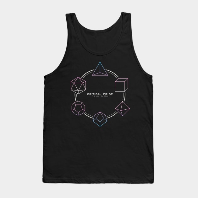 DnD Critical Pride Transsexual/Transgender Tank Top by cibokilley